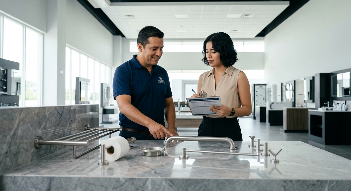 ¿Qué son los Accesorios de Baño en Acero para Hotel?