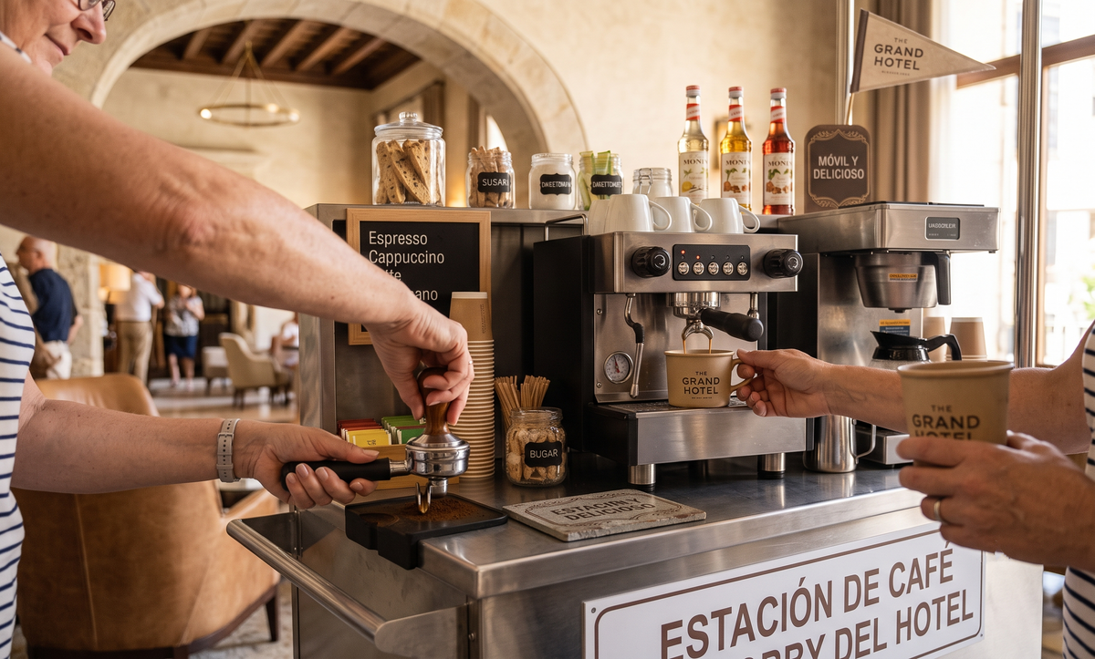 Estaciones de Café para Hotel: Tipos y Cómo Elegir