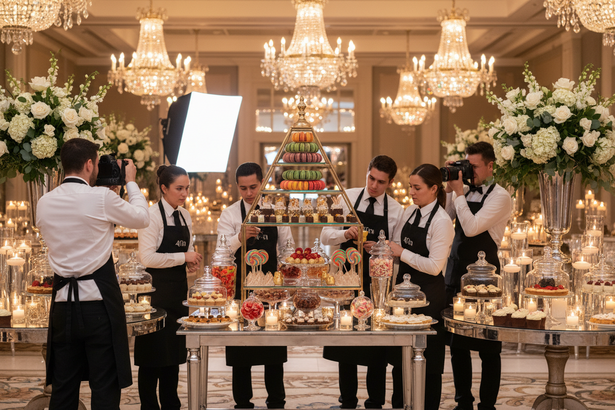 Exhibidor de Dulces para Catering: Cómo Presentar tu Candy Bar con Estilo