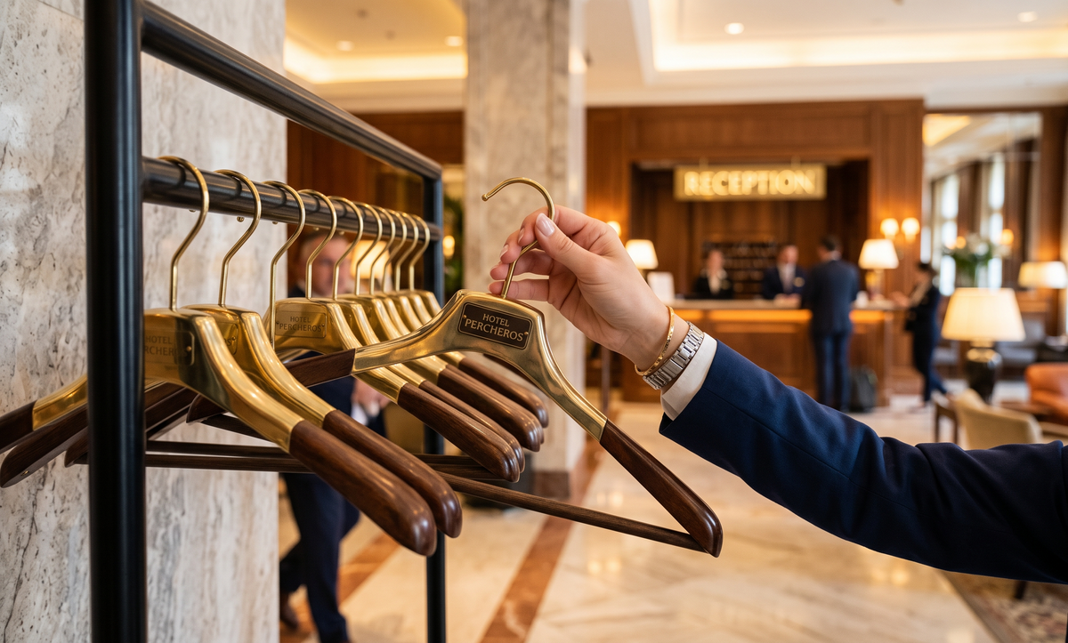 Percheros para Hotel: Guía de Tipos, Materiales y Ubicación
