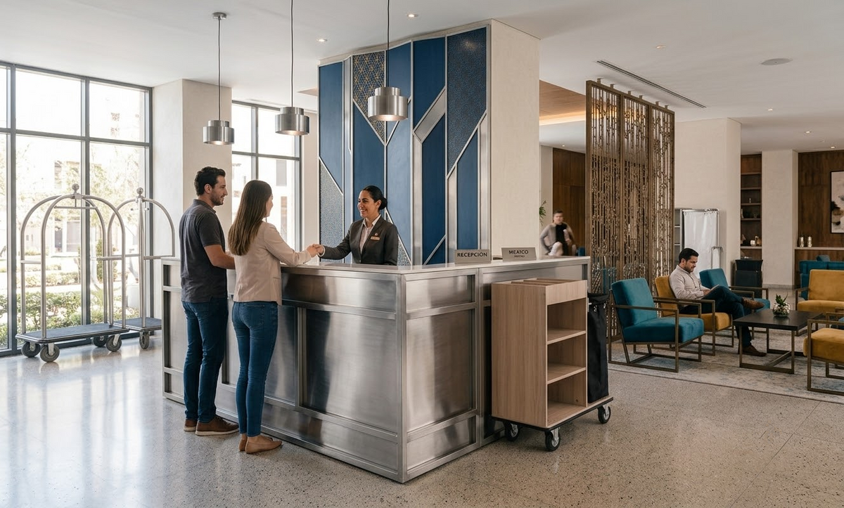 Acabados y Colores Personalizados en Mobiliario Hotelero