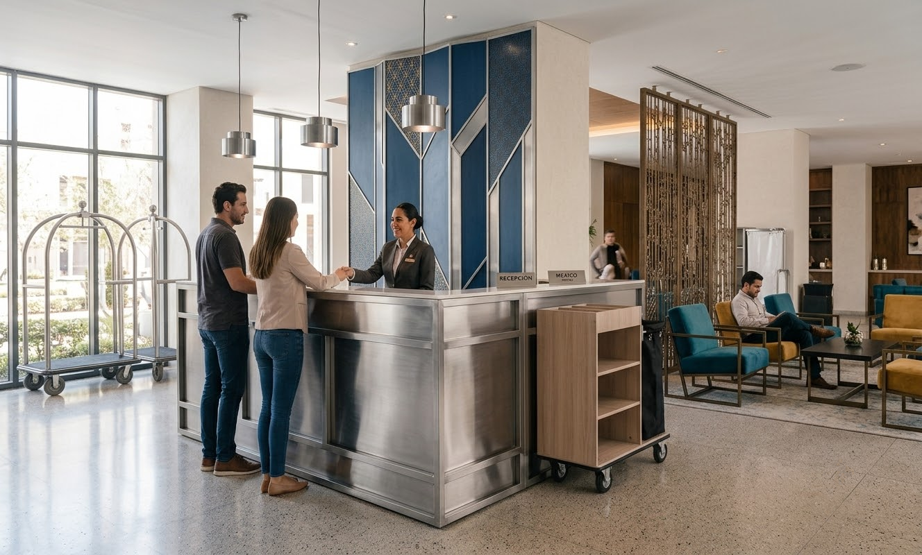 Acabados y Colores Personalizados en Mobiliario Hotelero