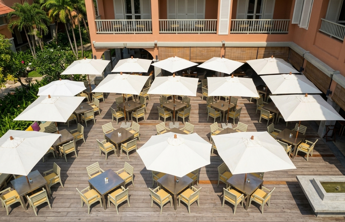 Mobiliario en acero: Equipa tu terraza de restaurante