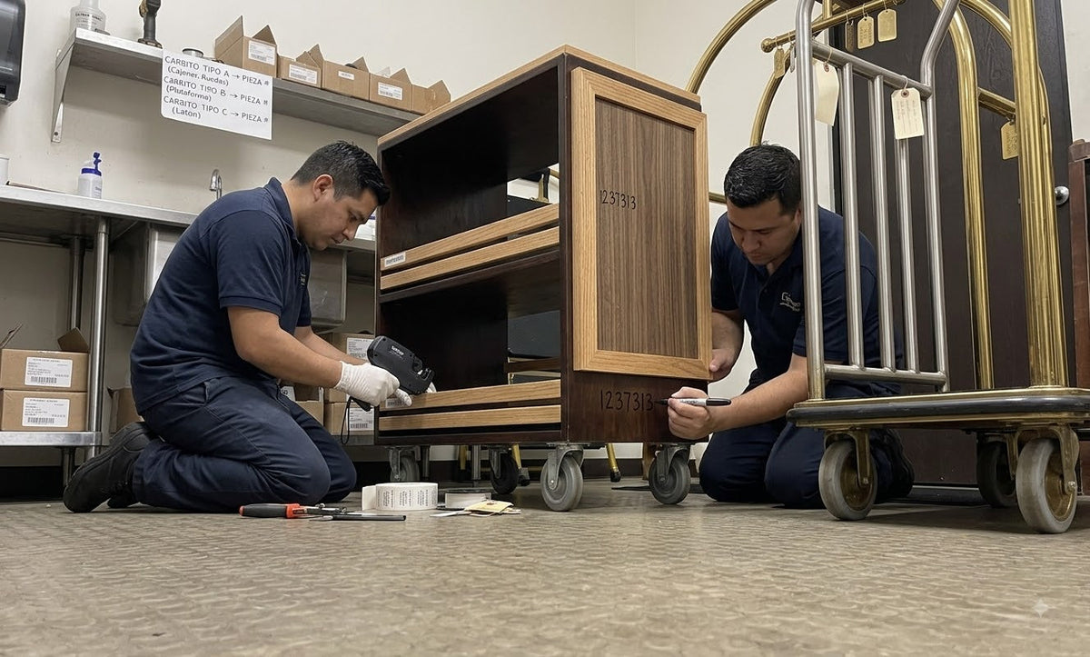 Etiquetado y Numeración de Piezas: Cómo Facilitar la Instalación de tu Equipamiento
