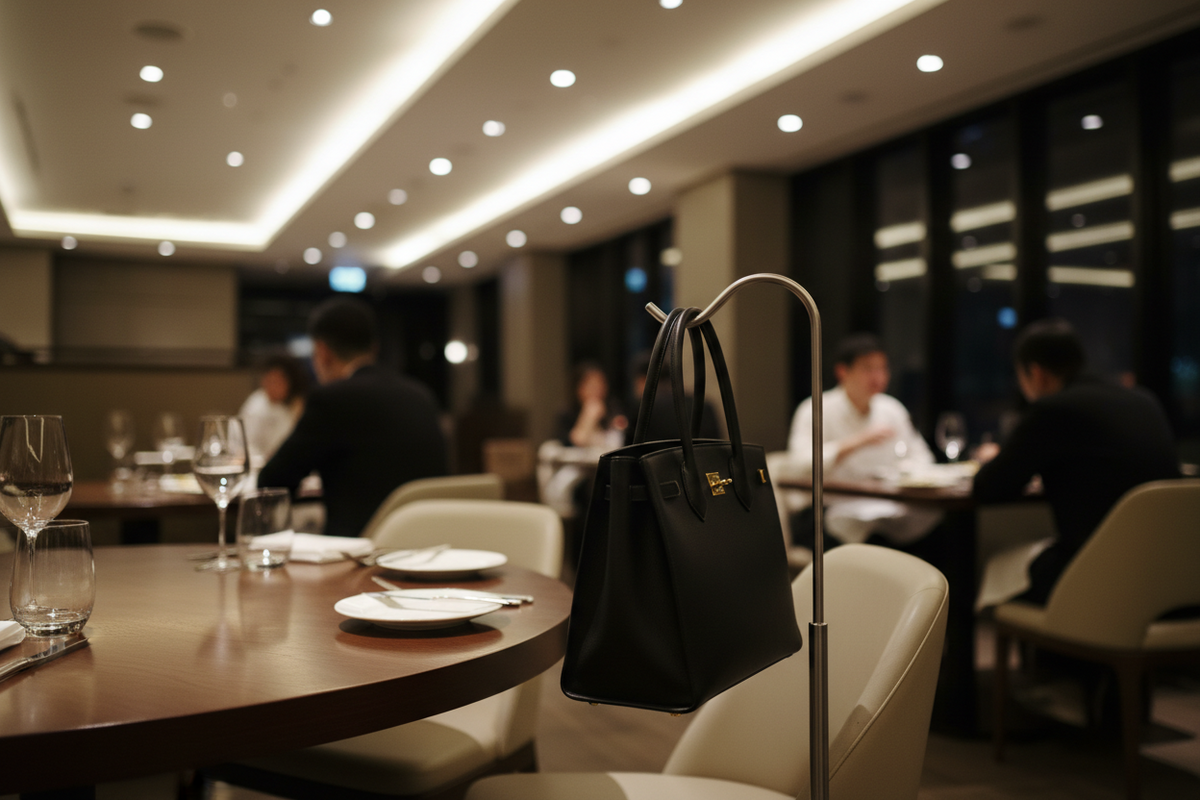 Percheros para Bolsas en Restaurantes: Solución Que Comensales Agradecerán