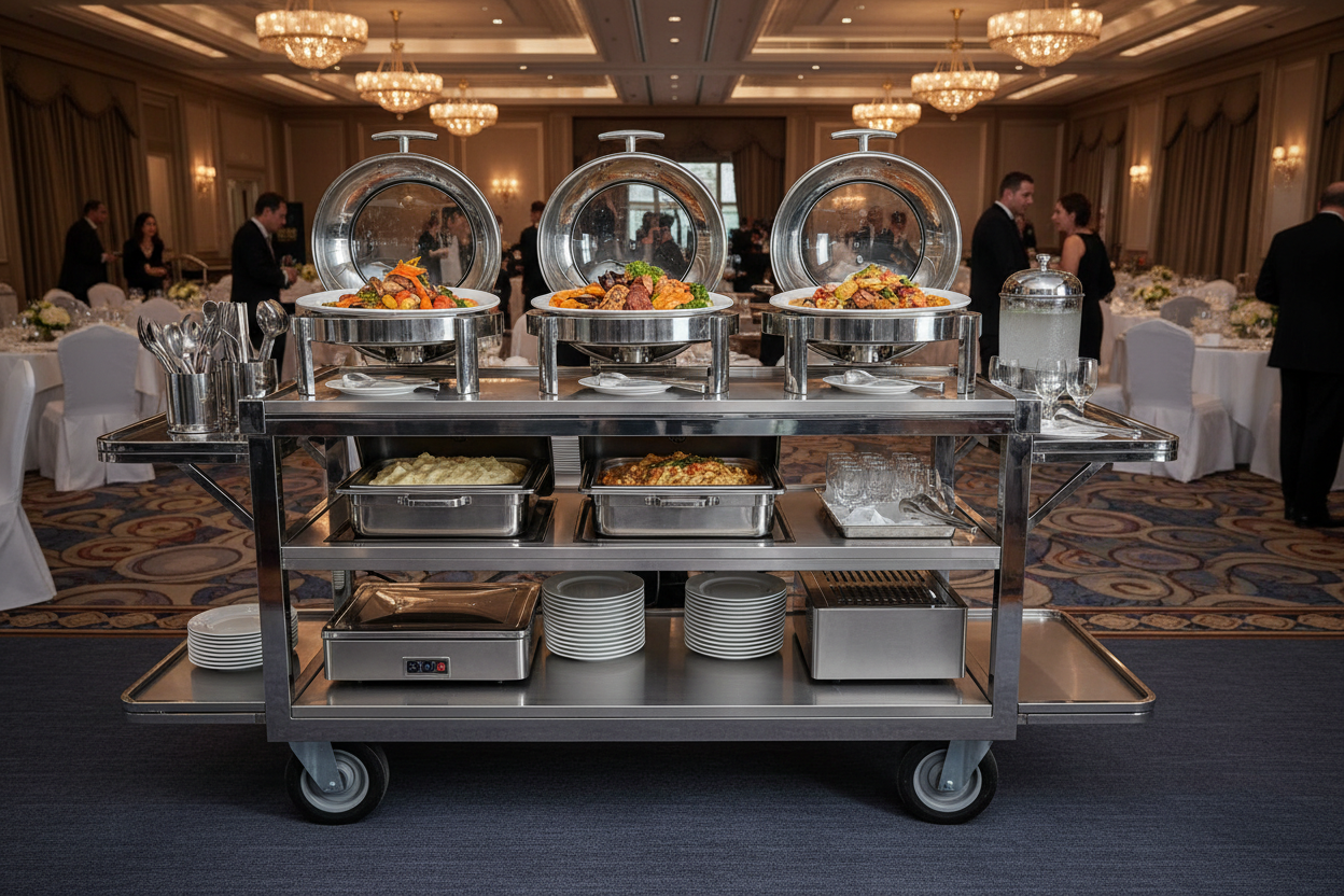 Carros para buffet para hotel