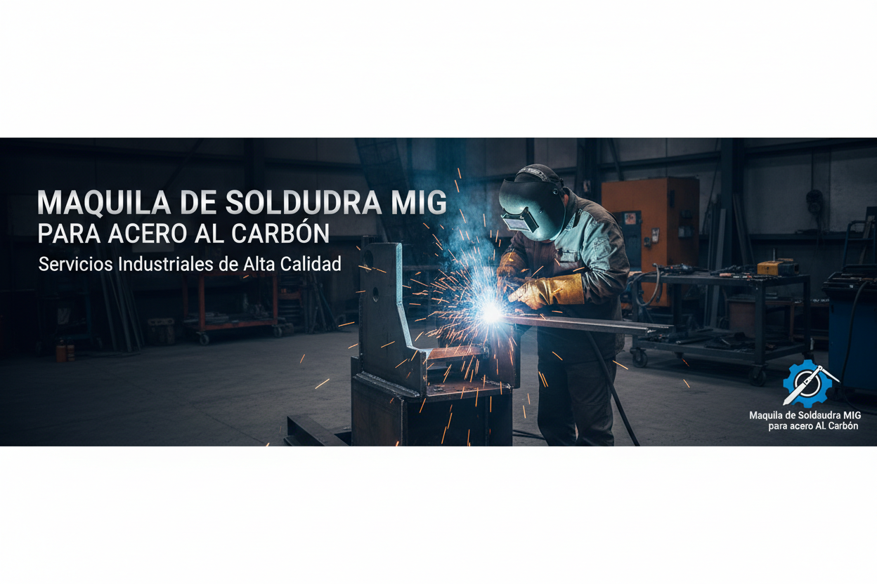 Maquila de soldadura MIG para acero al carbón