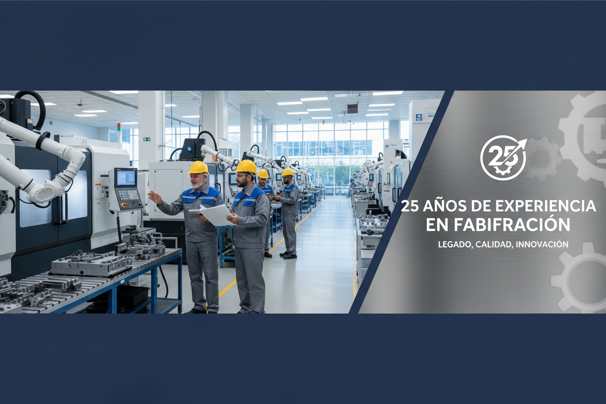 25 años de experiencia en fabricación