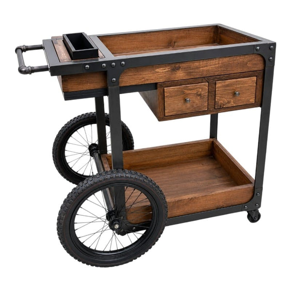 Carro Bar para Mixología Estilo Campirano | Personalizado y a Medida