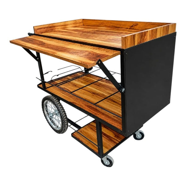 Carro Bar para Mixología Estilo Campirano II | Personalizado y a Medida