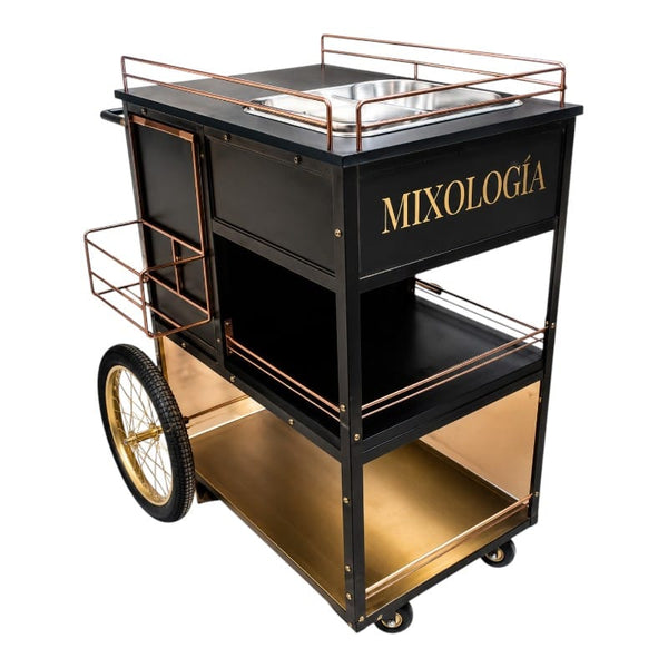 Carro Bar para Mixología Estilo Elegante | Personalizado y a Medida
