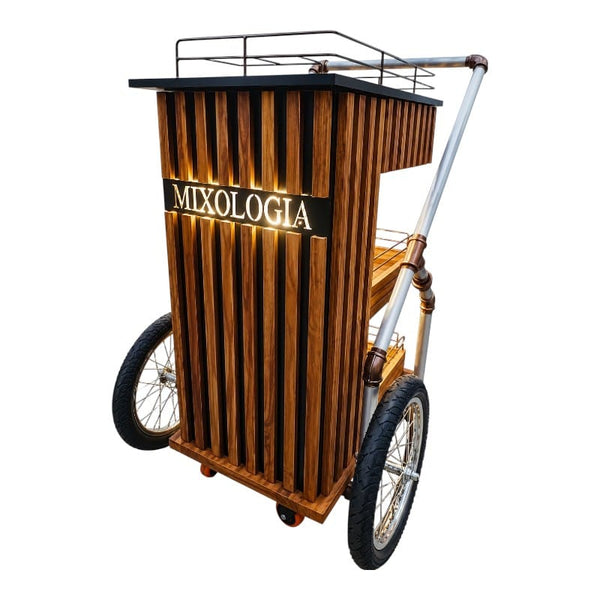 Carro Bar para Mixología Estilo Sofisticado | Personalizado y a Medida