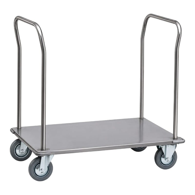 Carro de Carga con Plataforma y 2 Asas de Acero al Carbón Pintado | Personalizado y a Medida
