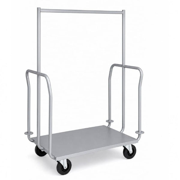 Carro de Carga con Plataforma y Rack de Acero al Carbón Pintado | Personalizado y a Medida