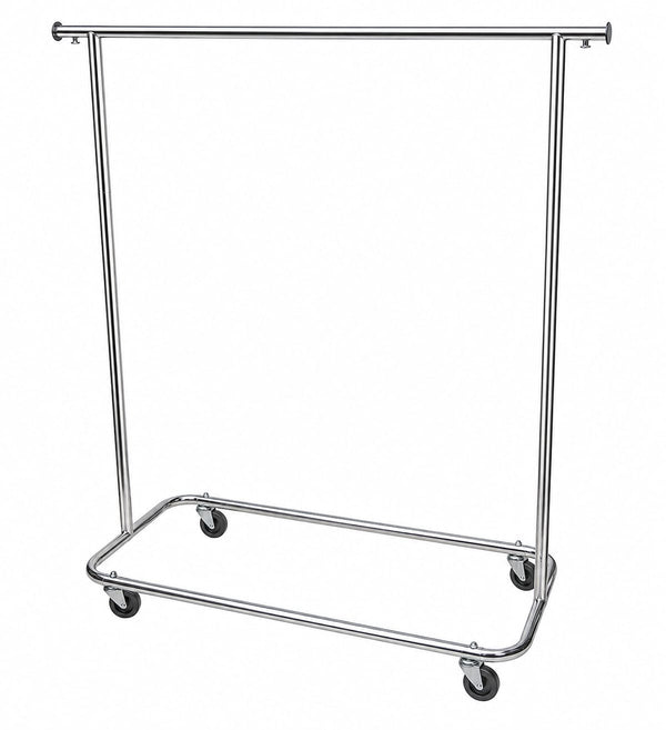 Carro Rack Sencillo de Acero al Carbón Cromado | Personalizado y a Medida