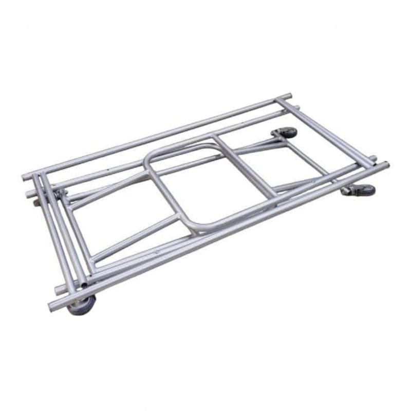 Carro Rack Doble Plegable para Lavandería de Acero Inoxidable | Personalizado y a Medida